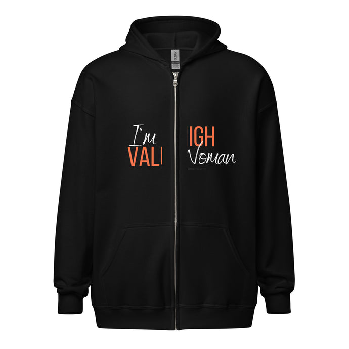 High Value Woman - Unisex heavy blend zip hoodie